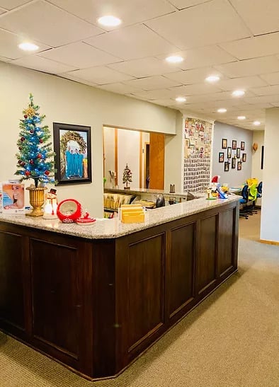 Office Tour front desk