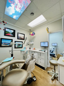 a dental chair at Forcioli Family Dentistry in Lombard IL