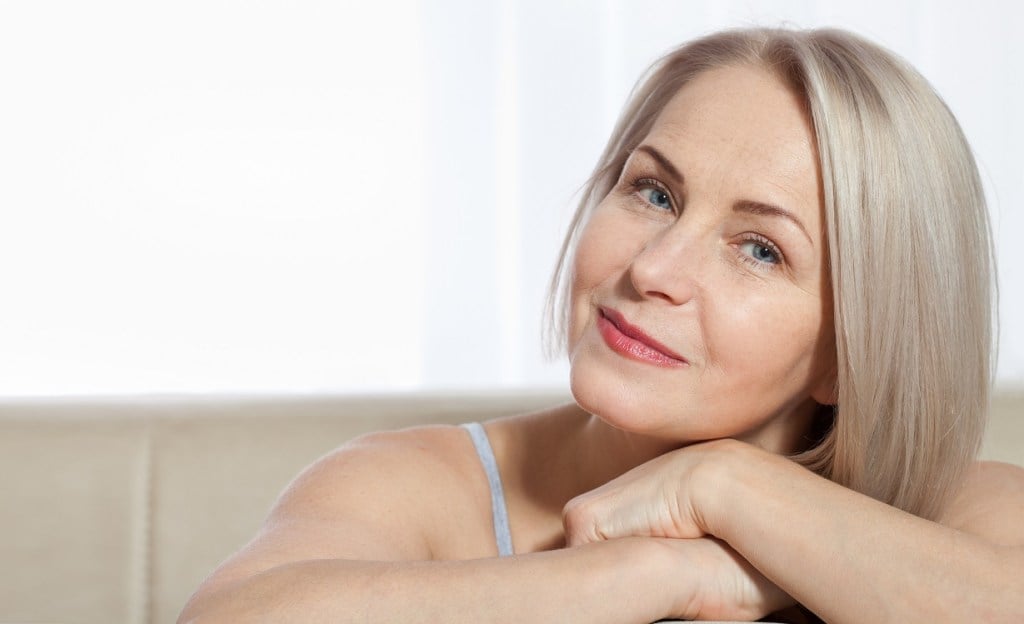 smiling older woman